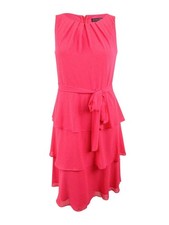 Jessica Howard Women's Ruffle Tiered Fit & Flare Dress