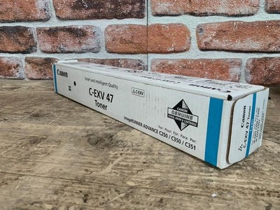Original neue & versiegelte Canon C-EXV 47 Tonerkassette Cyan