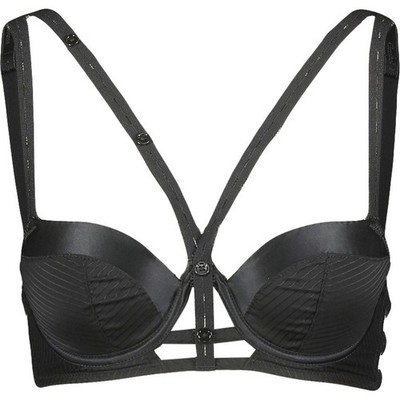 CHANTAL THOMASS Black Troublante Multi Strap Underwired Bra Size UK 34D BNWT