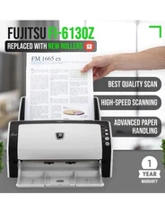 Fujitsu FI-6130Z Duplex Sheetfed Document Color Scanner PA03630-B055 w/Bundle