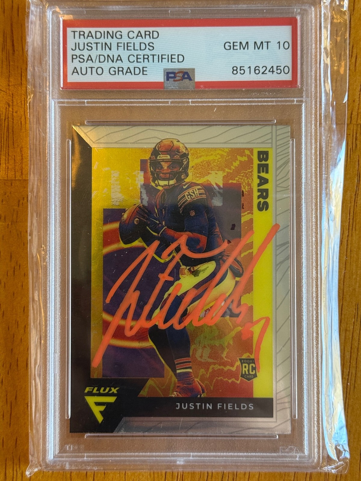2021 Panini Chronicles #FX-3 Justin Fields Flux Rookies PSA 10 Auto