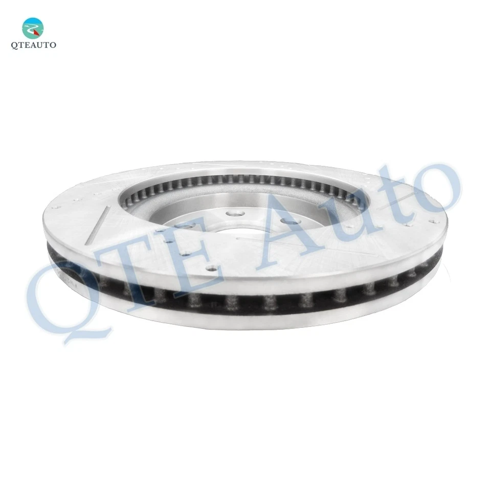 Rotores de freno ranurados taladro delantero 324,8 mm-trasero 331 mm para Buick Enclave 2010-2017 Foto 3 de 4