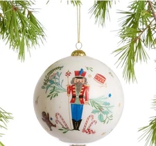 World Market Li Bien Nutcracker Classic 2024 Glass Ball Ornament In Box Holiday