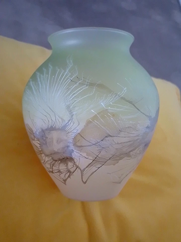 Vase Artistique Vallauris Signé St Marc Golfe-Juan - Céramique Vintage (Bon état)