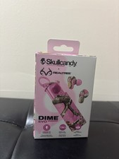 Skullcandy x REALTREE DIME EVO Bluetooth Wireless Earbuds PINK