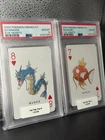 SEQUENTIAL 2004 POKEMON FIRE RED VERSION PLAYING POKER GYARADOS MAGIKARP PSA 10