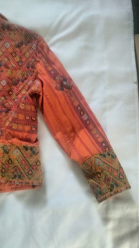 Two Ten Ten Five Orange Jacket Size Medium, Johnny Was - Picture 17 of 23