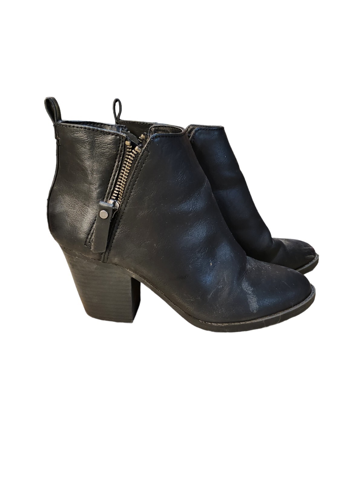 Universal Thread Double Zip Ankle Block Heeled Bo… - image 5