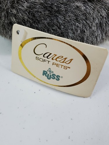 Russ Baby Bouncy Gray White Caress Soft Pets Bunny Rabbit Plush 5 Inch Easter - Picture 10 of 12