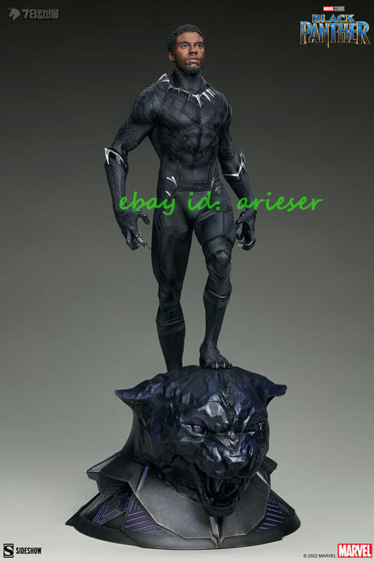 Black Panther スタチュー Sideshow Premium Format Marvel Black Panther 1/4 Statue Figure In