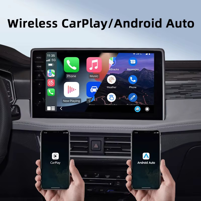 Android - 13 CarPlay 3in1 Universale Ai Box Wireless Auto Smart Tv Netflix Youtube - Miniatura 6