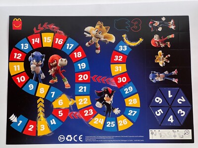 McDonald s Sonic 3 Brettspiel | Exclusive Edition 2024