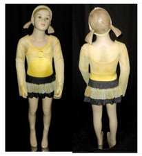 GROUP LOT 6 Child Small 5 CXS 1 Dance Costume LEMON PARFAIT Jazz Tap