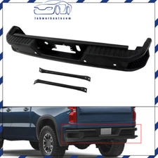 For Silverado/Sierra 1500 2019-23 Primered Rear Bumper Assembly W/ Sensor Holes