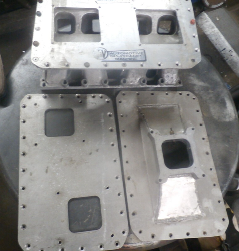 426 HEMI CUSTOM 2 X 4 BBL. CROSSRAM 2X4 BBL INLINE 1X4 INTAKE 3 TOPS RACE CUDA