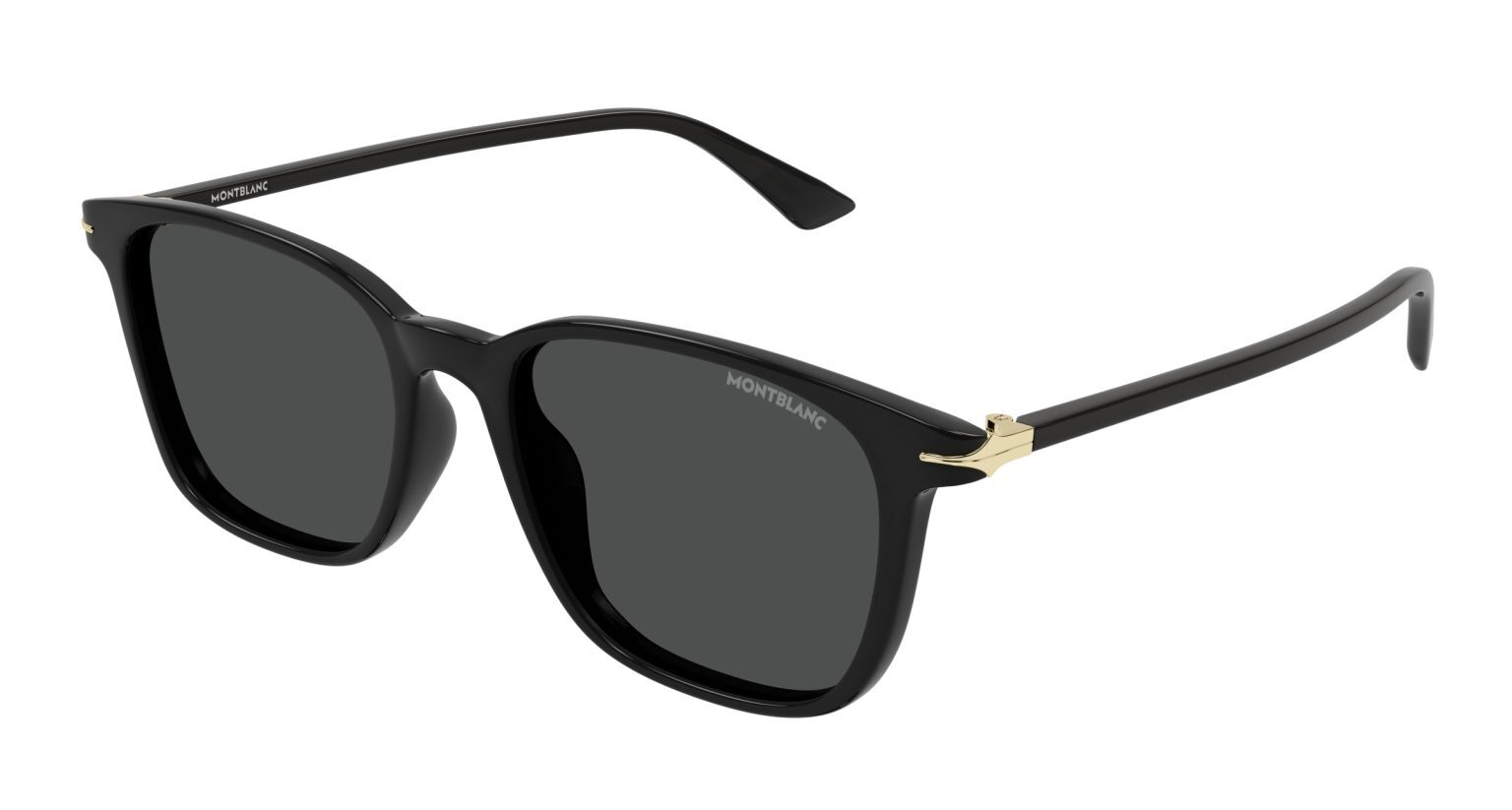 НОВЫЕ черные солнцезащитные очки Mont blanc MB0338S-001