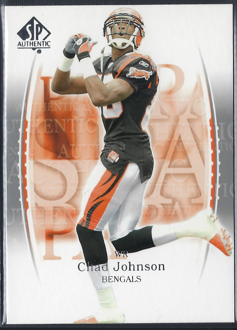 2003 UPPER DECK SP AUTHENTIC Chad Johnson #85 FOOTBALL CARD EX Bengals