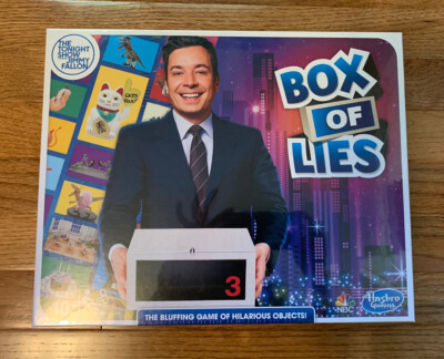 NEW Hasbro Gaming The Tonight Show Starring Jimmy Fallon Box of Lies Party Game
