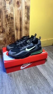 Nike Air Max 270 React Black Barely Vault (GS) UK 5 Neu mit Karton