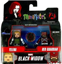 Minimates Yelena & Red Guardian Action Figures Black Widow Series Articulated