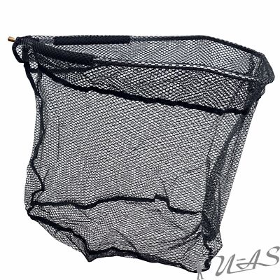 DELTA FISHING Kescherkopf Trout Net Aluminium Kopf Netz Gummiert 70x50x45cm Kva