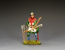 KING  COUNTRY MEDIEVAL KNIGHTS  SARACENS MK245 ENGLISH ARCHER READY TO FIRE B