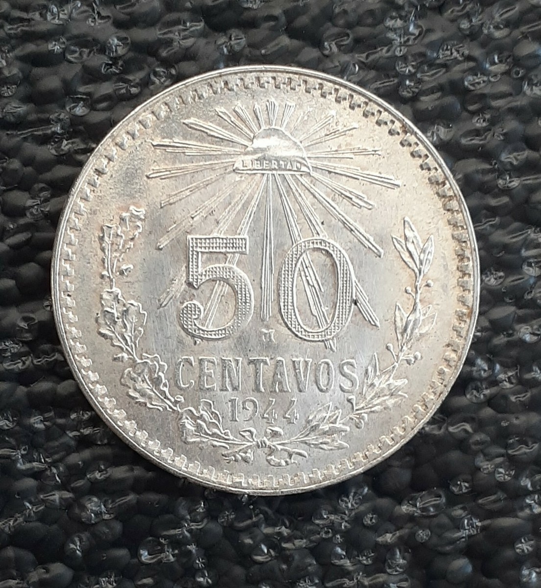 1944 Mexico 50 Cent Silver Brilliant Uncirculated 0720 silver | eBay