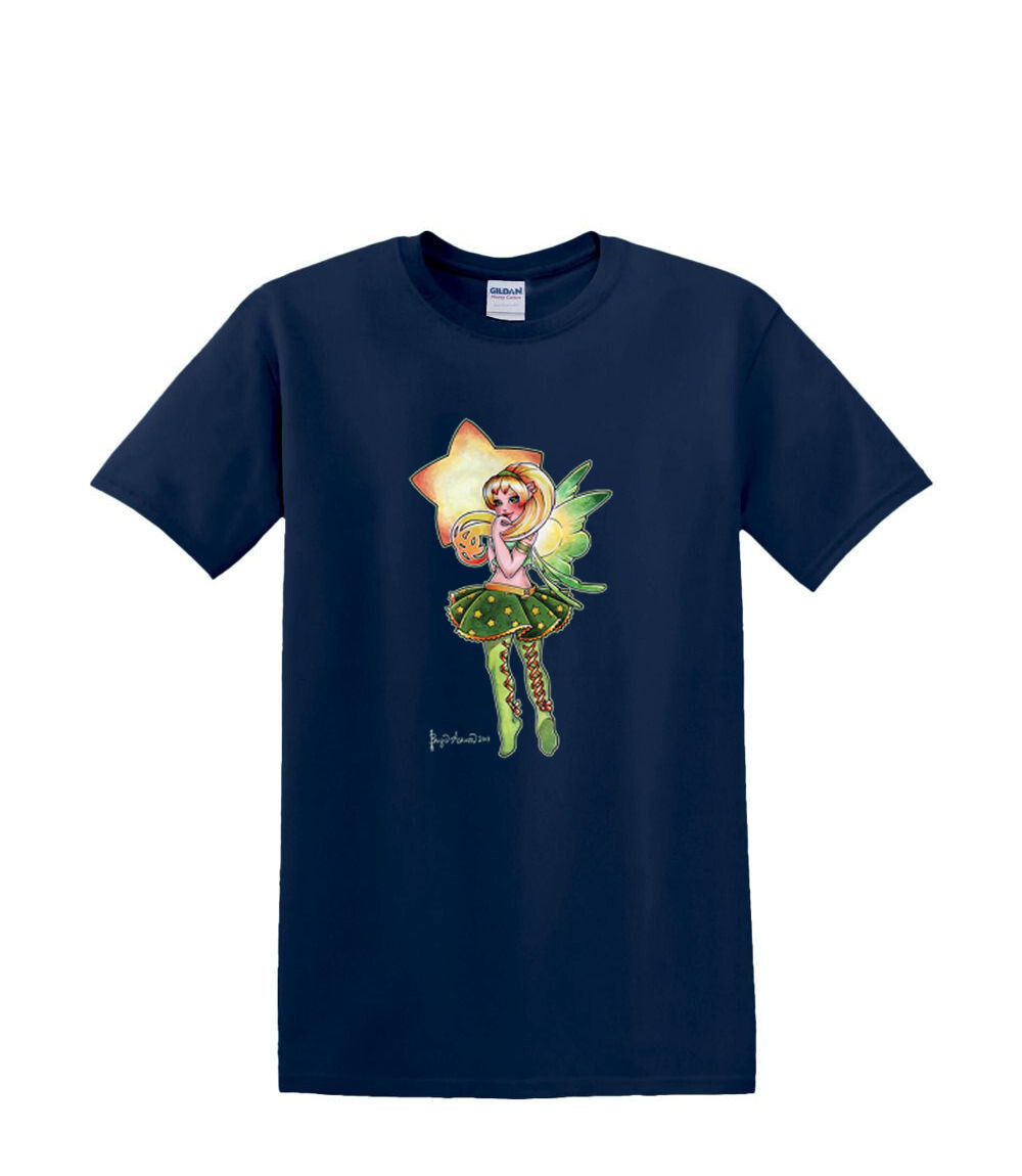 ALTRA T Shirt dalla S alla 2XL 3XL FAIRY fata stelle fantasia gotica divertente adulto