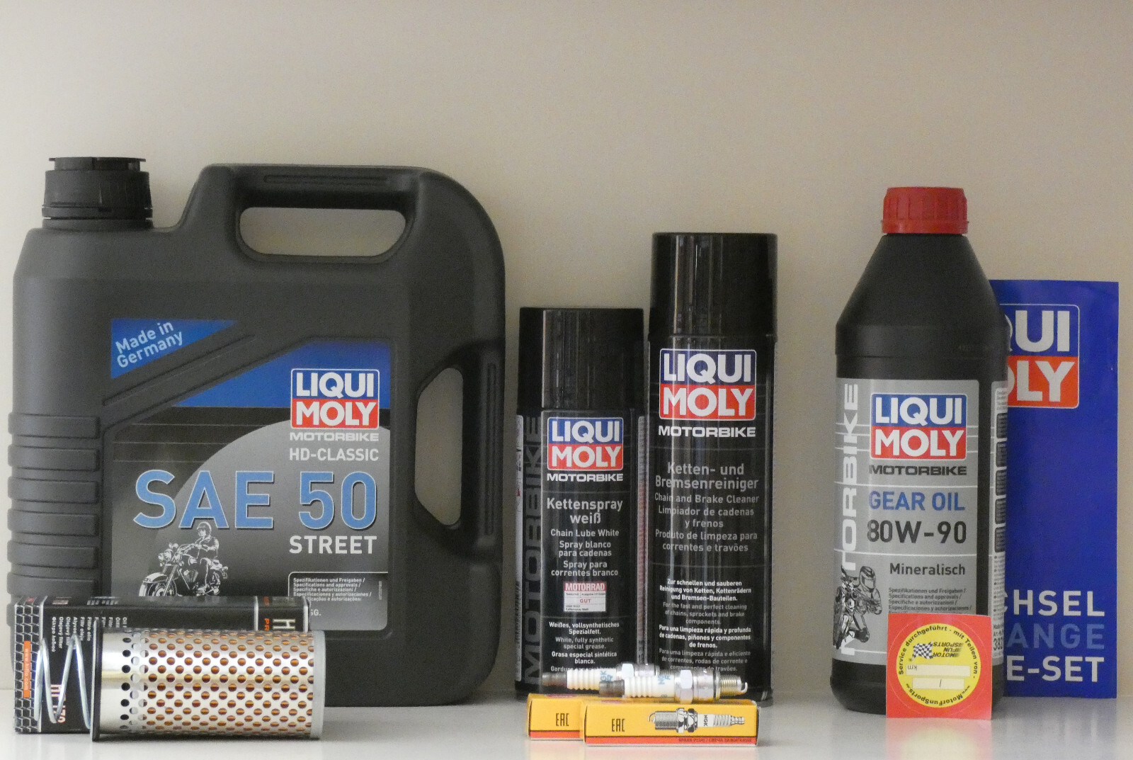Maintenance Set Harley Davidson FXS-80 1340 Low Rider Inspection Oil Spark Plug