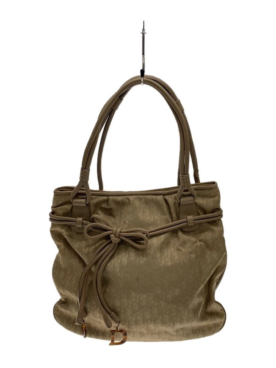 Sac à main Christian Dior nylon kaki motif total occasion