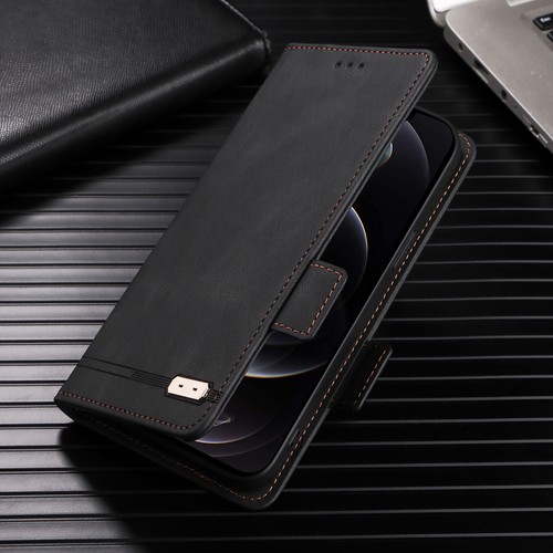 For Motorola Edge 50 Pro, Luxury Retro Flip Leather Wallet Card Stand Case Cover - 第 11/23 張圖片