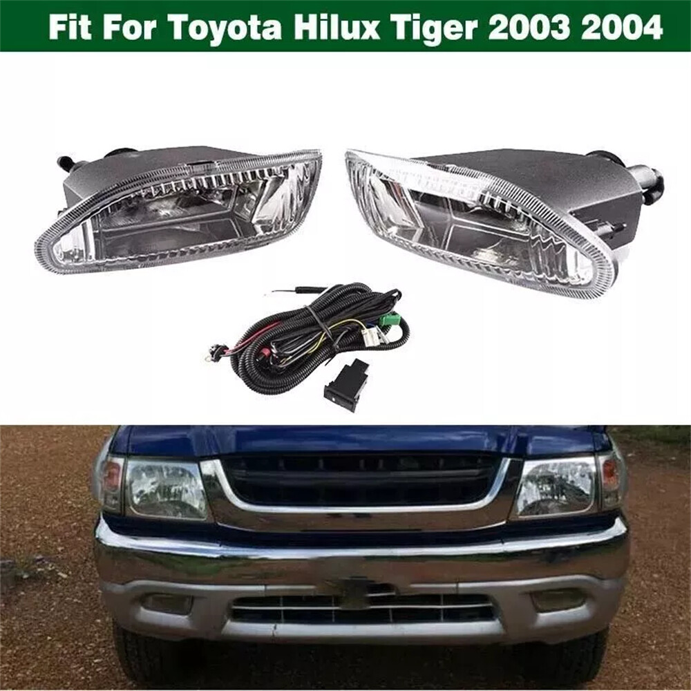 For Toyota Hilux Tiger 2003 2004 Front Bumper Driving Fog Lamp