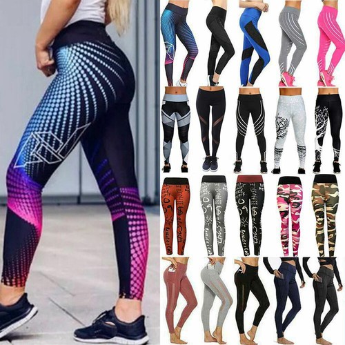 Women High Waist Yoga Pants Ladies 