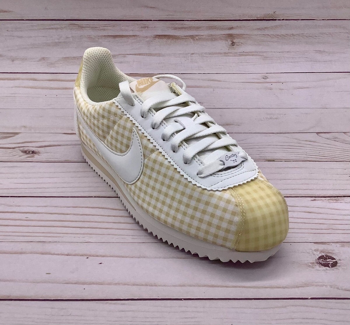 nike cortez gingham