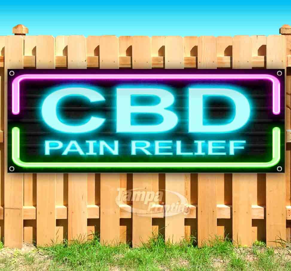 CBD Pain Relief Advertising Vinyl Banner Flag Sign Many Sizes Available USA CBD Pain Relief Advertising Vinyl Banner Flag Sign Many Sizes Available USA