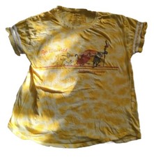 Vintage Disney Lion King Shirt Movie Promo Tie Dye Timon Pumba Simba XS Tee