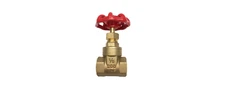 1/2 in. FIP x FIP Heavy Pattern Brass Threaded Gate Valve