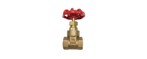 3/4 in. FIP x FIP Heavy Pattern Brass Threaded Gate Valve