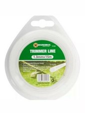GARDEN STRIMMER LINE 1.3MM x 15M ELECTRIC GRASS TRIMMER WIRE CUTTER LAWN GARDEN 0.33 per metre