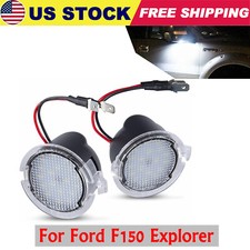 LED Side Mirror Puddle Light Kit For Ford F-150 Explorer Expedition Edge Taurus