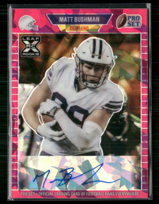 Matt Bushman 2021 Leaf Pro Set Metal Pink Auto 13/25