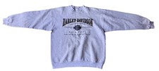 Vintage Harley-Davidson Long Sleeve N.Y.C. Sweater Men's Size L    Gray READ