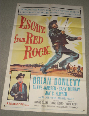 Escape From Red Rock Original 1sh Movie Poster