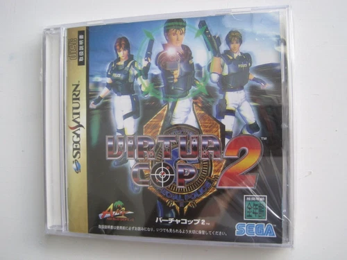SEGA SATURN Virtua Cop 2 New Sealed Japan Import Complete Game