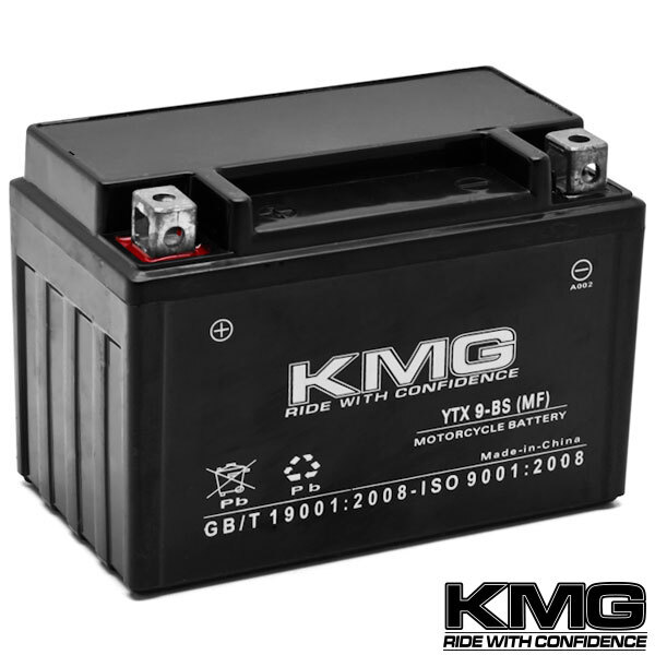 しらしら YTX9-BS Sealed SMF Battery 12V For Kawasaki 600 ZX600-FA