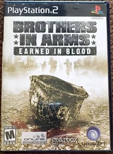 BROTHERS IN ARMS: EARNED IN BLOOD (Sony PlayStation 2, 2005) With Manual 