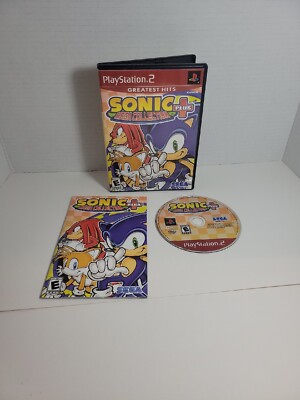 Sonic Mega Collection Plus PlayStation 2 PS2 COMPLETE W Manual CIB TESTED