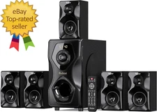 Surround Sound Speakers Home Theater Systems - 700 Watts Peak Power 5.1/2.1Wired