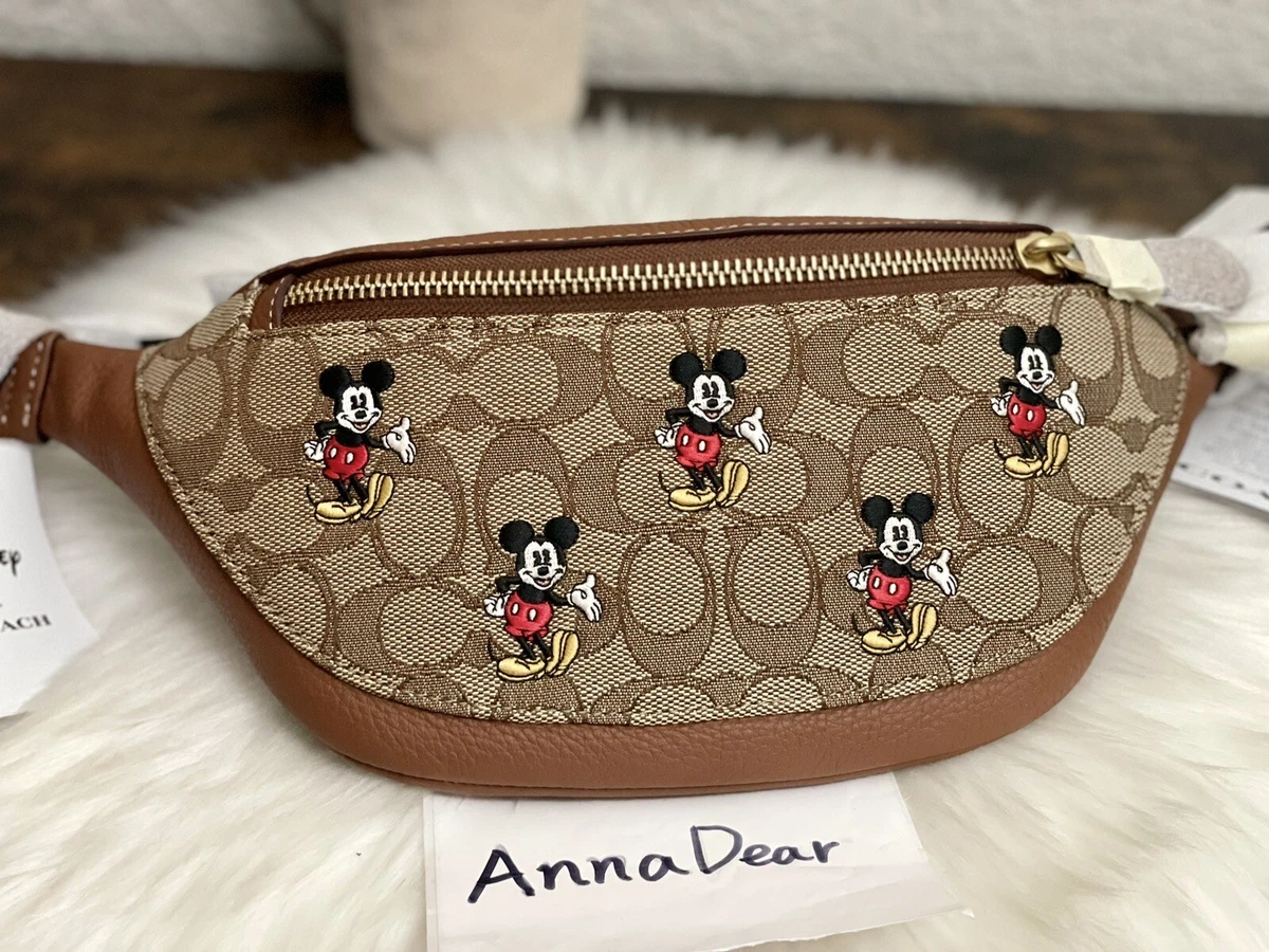 Disney x COACH Walt Disney World Mickey Mouse and Friends Square Bag |  Disney Store