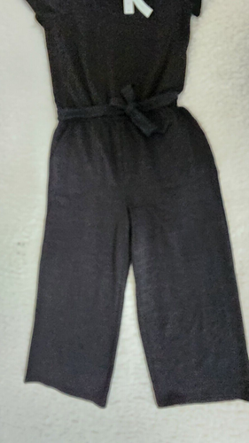 NWT T by Talbots Black Wide Leg Jumpsuit Women’s Size M $99.00 - Picture 4 of 13